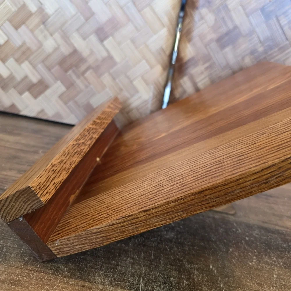 Wood Cutting Board Easel Cook Book Stand Picture Stand Farm Decor 14